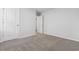 Bedroom featuring neutral carpet and fresh paint, offering a serene and blank canvas at 24 Cape Point Dr., Conway, SC 29527