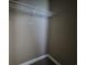 Closet with a single shelf and hanging space at 244 Colby Ct., Myrtle Beach, SC 29588