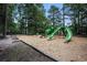 Fun playground area with a variety of colorful play structures and a soft, safe ground covering at 364 Vesta Dr., Myrtle Beach, SC 29579