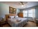 Comfortable bedroom with a queen bed, soft lighting, and a serene ambiance at 4806 S Ocean Blvd., Surfside Beach, SC 29575