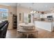 Cozy eat in dining room with hardwood floors and views of the backyard at 503 20Th Ave. N # 29-C, North Myrtle Beach, SC 29582