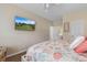 Bright main bedroom with beach decor, golf course views, and lots of natural light at 503 20Th Ave. N # 29-C, North Myrtle Beach, SC 29582