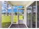 Screened patio offers scenic views of the pond and surrounding landscape at 537 White River Dr. # 17C, Myrtle Beach, SC 29579