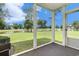 Enjoy the scenic pond views from the comfort of this screened patio at 537 White River Dr. # 17C, Myrtle Beach, SC 29579
