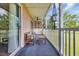 Cozy outdoor balcony with comfortable seating and nice view at 627 Waterway Village Blvd. # 8E, Myrtle Beach, SC 29579