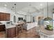 Open-concept living space featuring a kitchen, living room, and dining area at 9737 Catalonia Ct., Myrtle Beach, SC 29579