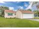 Charming home with a well-maintained lawn, a long driveway, and a detached garage at 100 St. Andrews Ln., Myrtle Beach, SC 29588