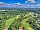 Breathtaking aerial view of a golf course community with lush greenery and blue skies at 103 Wofford Ln., Conway, SC 29526