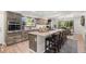 Spacious kitchen featuring a central island with seating, modern appliances, and an open layout for dining at 103 Wofford Ln., Conway, SC 29526