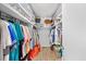 Organized walk-in closet with shelving, hanging rods, and ample storage space for clothes and accessories at 103 Wofford Ln., Conway, SC 29526