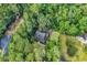 Overhead aerial shot of home with natural landscaping at 1072 Chelsey Circle, Conway, SC 29526