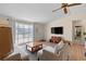 Inviting living room with neutral color palette, TV, and comfortable seating at 1145 Forest Dr., North Myrtle Beach, SC 29582