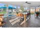 Enclosed sunroom with floor to ceiling windows to let in lots of natural light at 1145 Forest Dr., North Myrtle Beach, SC 29582