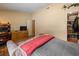 Bedroom featuring neutral walls, wood floors, and a closet for optimal storage at 12 Century St. # 12, Myrtle Beach, SC 29577