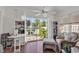 Bright sewing room with access to the outdoor patio area at 1208 Trisail Ln, North Myrtle Beach, SC 29582
