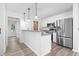 Modern kitchen featuring stainless appliances and ample countertop space at 1331 Bermuda Ct., Surfside Beach, SC 29575