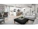 Open-concept living space seamlessly connects the kitchen, dining area, and living room at 1408 Whistling Straits Way, Sunset Beach, NC 28468