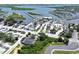Aerial of the local harbor with shops, restaurants, and public boat docks at 184 Sea Shell Dr. # 12, Murrells Inlet, SC 29576