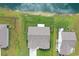 Aerial view of home and backyard with pond at 2002 Sweetflag Dr., Longs, SC 29568