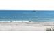 Beautiful beach view with waves crashing on the shore and a boat in the distance at 2311 S Ocean Blvd. # 437, Myrtle Beach, SC 29577