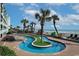 Unique pool with zero entry, island in the middle and ocean view, perfect for relaxation and enjoying the coastal scenery at 2311 S Ocean Blvd. # 437, Myrtle Beach, SC 29577