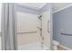 Bathroom featuring a shower and a bathtub at 2829 Highway 129, Galivants Ferry, SC 29544