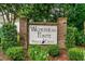 Entrance sign of the Wilderness Pointe at Prince Creek community at 294 Splendor Circle, Murrells Inlet, SC 29576