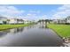 A lovely view of the community showcasing the waterway and beautiful exterior home design at 294 Splendor Circle, Murrells Inlet, SC 29576