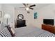 Comfortable bedroom with a ceiling fan, and nautical decor at 3307 Nixon St., North Myrtle Beach, SC 29582