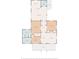Detailed floor plan layout showcasing the dimensions and arrangement of rooms within the house at 3930 West Marion St., Mullins, SC 29574