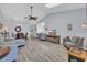 Well-lit living room flows seamlessly into the dining area with view into kitchen at 4520 Lighthouse Dr. # 29B, Little River, SC 29566