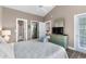Comfortable bedroom with a queen-size bed, TV, and access to a private bathroom and walk-in closet at 4655 Wild Iris Dr. # 41-303, Myrtle Beach, SC 29577