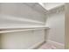 Bright closet with shelving and a rod, ready to store personal items at 55 Pineberry Dr., Georgetown, SC 29440
