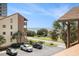 Balcony view showcasing the ocean in the distance at 5505 N Ocean Blvd. # 303, Myrtle Beach, SC 29577
