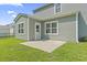 Exterior showing patio and backyard of home at 597 Heritage Downs Dr., Conway, SC 29526