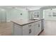 Stylish kitchen island with granite countertop, sink, and stainless steel dishwasher at 597 Heritage Downs Dr., Conway, SC 29526