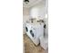 Bright laundry room featuring modern washer and dryer and plenty of cabinet space at 610 Hibiscus Ave. # 610, Myrtle Beach, SC 29572