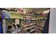 Spacious pantry with shelves stocked with various food items at 610 Hibiscus Ave. # 610, Myrtle Beach, SC 29572