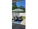 Outdoor dining set with umbrella, perfect for outdoor entertaining at 610 Hibiscus Ave. # 610, Myrtle Beach, SC 29572