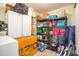 Storage area features a variety of shelving and lots of storage space at 6172 Catalina Dr. # 414H, North Myrtle Beach, SC 29582
