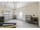 Spacious two-car garage with automatic door and window for natural light at 628 Lake Estates Ct., Conway, SC 29526