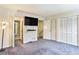 Spacious bedroom features neutral walls, plush carpet, closet and doorways leading to other rooms in the home at 6703 Jefferson Pl. # G5, Myrtle Beach, SC 29572