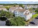 Aerial view of property featuring pond, parking and landscaping at 8658 Southbridge Dr. # L, Myrtle Beach, SC 29575