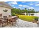 Outdoor patio with table and seating at 105 Willow Bay Dr., Murrells Inlet, SC 29576