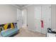 Bedroom features a bed, and a closet for storage, ensuring organization and style at 1078 Saltgrass Way, Myrtle Beach, SC 29588