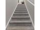 Carpeted staircase leading to the upper level of the home at 1078 Saltgrass Way, Myrtle Beach, SC 29588