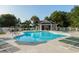 Community pool, hot tub, and pool house offer residents fun and relaxation at 1125 Blue Stem Dr. # 29F, Pawleys Island, SC 29585