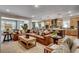 Spacious living room featuring a modern kitchen, comfortable seating, and stylish decor for a welcoming ambiance at 115 Northbrook Dr, Murrells Inlet, SC 29576