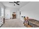 bedroom featuring two windows, a ceiling fan and plenty of storage and play space at 1216 Newell Dr, Myrtle Beach, SC 29588