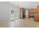 Eat-in kitchen includes stainless steel appliances, breakfast nook, and access to the fenced-in backyard at 1448 Tiger Grand Dr., Conway, SC 29526